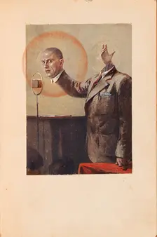 Vladimir Mayakovsky. From "For the Voice" by Vladimir Mayakovsky, 1923. Creator: Lissitzky, El (1890-1941)