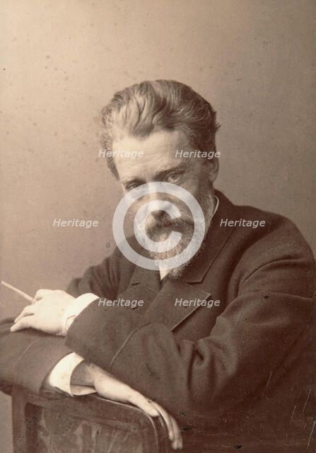 Vladimir Makovsky, Russian artist, 1890s. Artist: Unknown