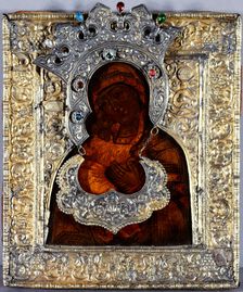 Vladimir's Mother of God, 1781. Creator: School of the Yaroslavl region