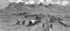 Vrijheid, the intended capital of the new Dutch annexation in Zululand, South Africa 1886. Creator: Unknown