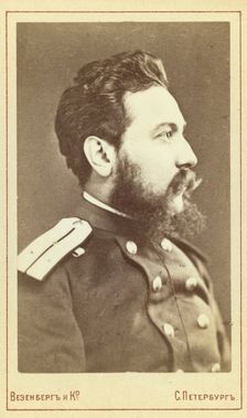 Vsevolod Vladim irovich Krestocki¯i?, head-and-shoulders portrait, facing..., between 1880 and 1886. Creator: Unknown