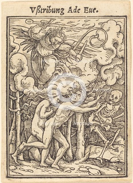 Vßtribung Ade Eue. Creator: Hans Holbein the Younger.