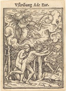 Vßtribung Ade Eue. Creator: Hans Holbein the Younger