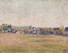 Vue d'Eragny, 1892. Creator: Lucien Pissarro