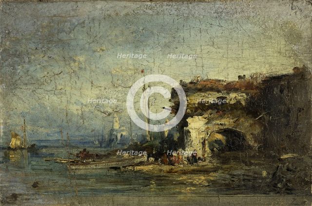 Vue d'Italie : la vieille porte. Creator: Felix Francois Georges Philibert Ziem.