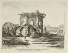 Vue d'un temple... dédié à Diane from Differentes vues dessiné d'après nature... d..., 18th century. Creator: Adélaide Allou