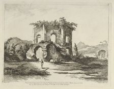 Vue d'un temple... dédié à Diane from Differentes vues dessiné d'après nature... d..., 18th century. Creator: Adélaide Allou