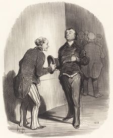Vue d'une antichambre ministérielle, sous n'importe quel gouvernement, 1849. Creator: Honore Daumier