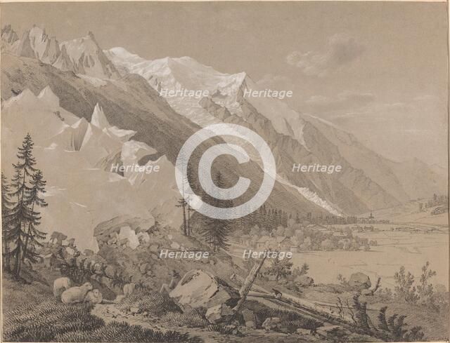 Vue du Mont Blanc. Creator: Jean-Antoine Linck.
