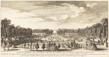 Vue du Bassin de Latone Prise du Bord de la Terrasse du Chateau. Creator: Jacques Rigaud