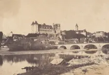 Vue du château de Pau, 1853. Creator: Joseph Vigier