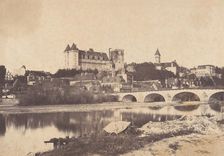 Vue du château de Pau, 1853. Creator: Joseph Vigier