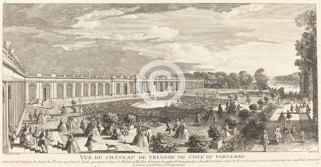 Vue du Chateau de Trianon du Cote du Parterre. Creator: Jacques Rigaud.