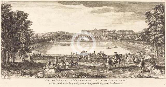 Vue du Chateau de Versailles du Cote de l'Orangerie. Creator: Jacques Rigaud.