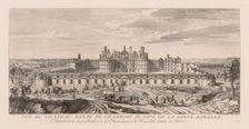 Vue du Château royal de Chambord, du côte de la Porte royale. Creator: Jacques Rigaud (French, 1681-1754)