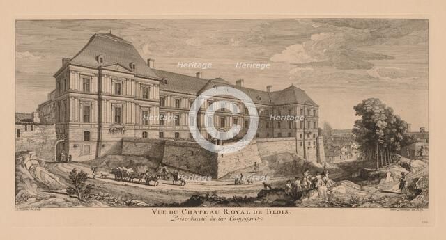 Vue du Château royal de Blois, prise du côté de la campagne. Creator: Jacques Rigaud (French, 1681-1754).