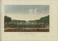 Vue du jardin du Luxembourg, prise de la terrasse du Palais, 1817-1824. Creator: Courvoisier-Voisin, Henri (1757-1830)