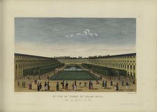 Vue du jardin du Palais-Royal, prise des galeries de bois, 1817-1824. Creator: Courvoisier-Voisin, Henri (1757-1830)
