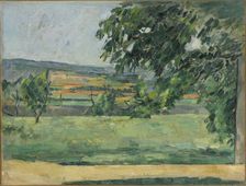 Vue du Jas de Bouffan, 1875-1876. Creator: Cézanne, Paul (1839-1906)