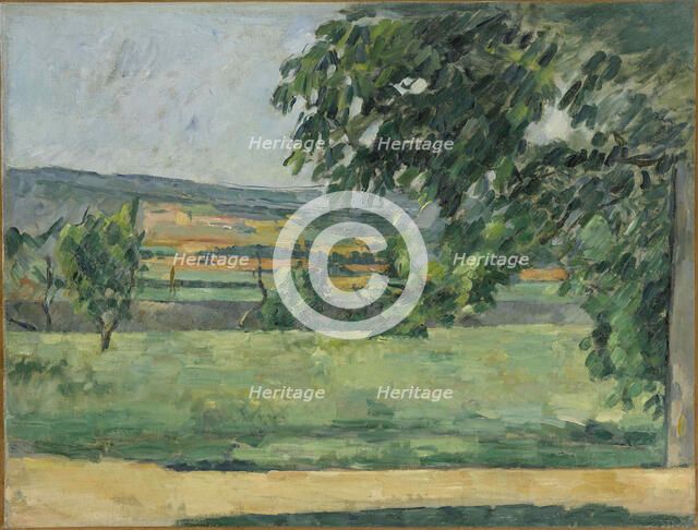 Vue du Jas de Bouffan, 1875-1876. Creator: Cézanne, Paul (1839-1906).