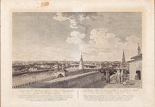 Vue du Kremlin et de ses environs à Moscou, 1799. Creator: Barthe, Gerard, de la (1730-1810)