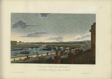 Vue du Pont des Invalides et du Champ-de-Mars, prise du bas de la colline de Chaillot, 1817-1824. Creator: Courvoisier-Voisin, Henri (1757-1830)