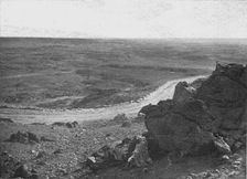 'Vue du Sahara prise du col de Sfa, pres de Biskra; Afrique du nord 1914. Creator: Unknown