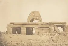 Vue du Temple d'Amada - Coupole ruinée d'une Eglise Copte, April 2, 1850. Creator: Maxime du Camp
