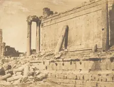 Vue du Temple de Jupiter, à Baâlbek (Héliopolis), September 15, 1850. Creator: Maxime du Camp