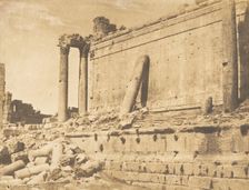 Vue du Temple de Jupiter, à Baâlbek (Héliopolis), September 15, 1850. Creator: Maxime du Camp