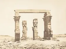 Vue du Temple de Kardassy, April 9, 1850. Creator: Maxime du Camp