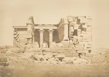 Vue du Temple de Maharakka (Hiéra-Sycaminos), April 5, 1850. Creator: Maxime du Camp