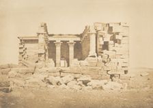 Vue du Temple de Maharakka (Hiéra-Sycaminos), April 5, 1850. Creator: Maxime du Camp