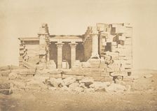 Vue du Temple de Maharakka (Hiéra-Sycaminos), April 5, 1850. Creator: Maxime du Camp