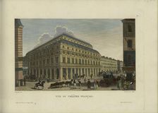 Vue du Théâtre Français, 1817-1824. Creator: Courvoisier-Voisin, Henri (1757-1830)