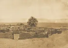 Vue du Village d'Herment, 1849-50. Creator: Maxime du Camp