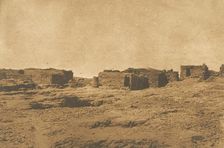 Vue du Village d'Abou-hor (Tropique du Cancer), April 1850. Creator: Maxime du Camp