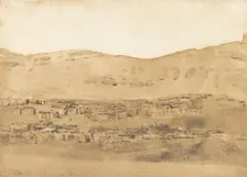 Vue du Village de Garara, 1850. Creator: Maxime du Camp
