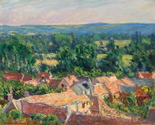 Vue du village de Giverny, 1886. Creator: Monet, Claude (1840-1926)