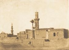 Vue d'une Mosquée ruinée près de Bab-Saïda, au Kaire, December 1849-January 1850. Creator: Maxime du Camp