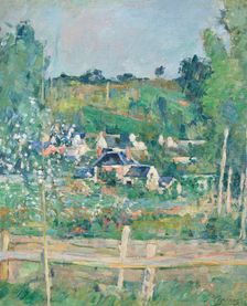 Vue d'Auvers-sur-Oise - La Barrière, c1873. Creator: Cézanne, Paul (1839-1906)