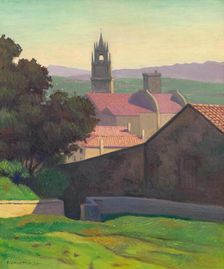 Vue d'Avignon, 1920. Creator: Vallotton, Felix Edouard (1865-1925)