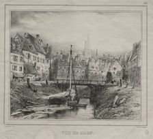 Vue de Caen, 1832. Creator: Eugène Isabey (French, 1803-1886)