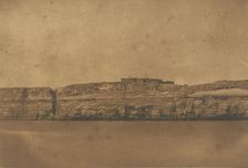 Vue de Djebel-el-teir et du Convent de la Poulie, 1850. Creator: Maxime du Camp