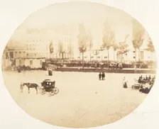 Vue de droite du balcon, 1854-56. Creator: Louis-Pierre-Théophile Dubois de Nehaut