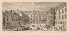 Vue de la cour du Château de Blois. Creator: Jacques Rigaud (French, 1681-1754)