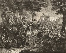 Vue de la Foire de Beson, 1750. Creator: Gabriel de Saint-Aubin