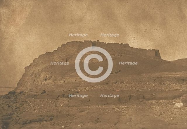 Vue de la Fortresse d'Ibrym, March 31, 1850. Creator: Maxime du Camp.