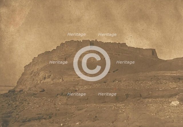 Vue de la Fortresse d'Ibrym, March 31, 1850. Creator: Maxime du Camp.