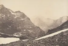 Vue de la partie de la Maladetta et des montagnes du haut du port de Vénasque, 1853. Creator: Joseph Vigier